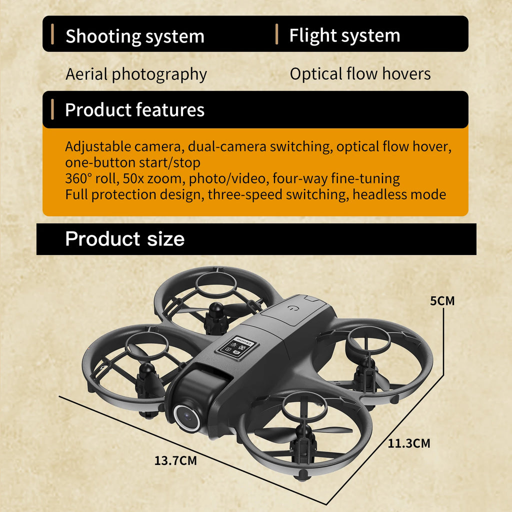 2026New Dual Camera Drone YP6 Aerial Photography Aircraft 5GWIFI Brushless Motor Remote Control Optical Flow Hover Aircraft Gift