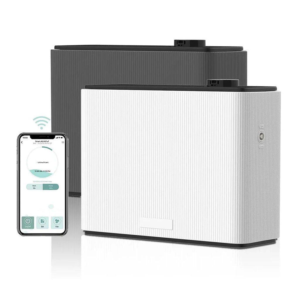 Commercial Essential Oil Diffuser Large Area Intelligence WiFi Bluetooth Waterless Aroma Diffuser Cold Mist Scent Machine Home