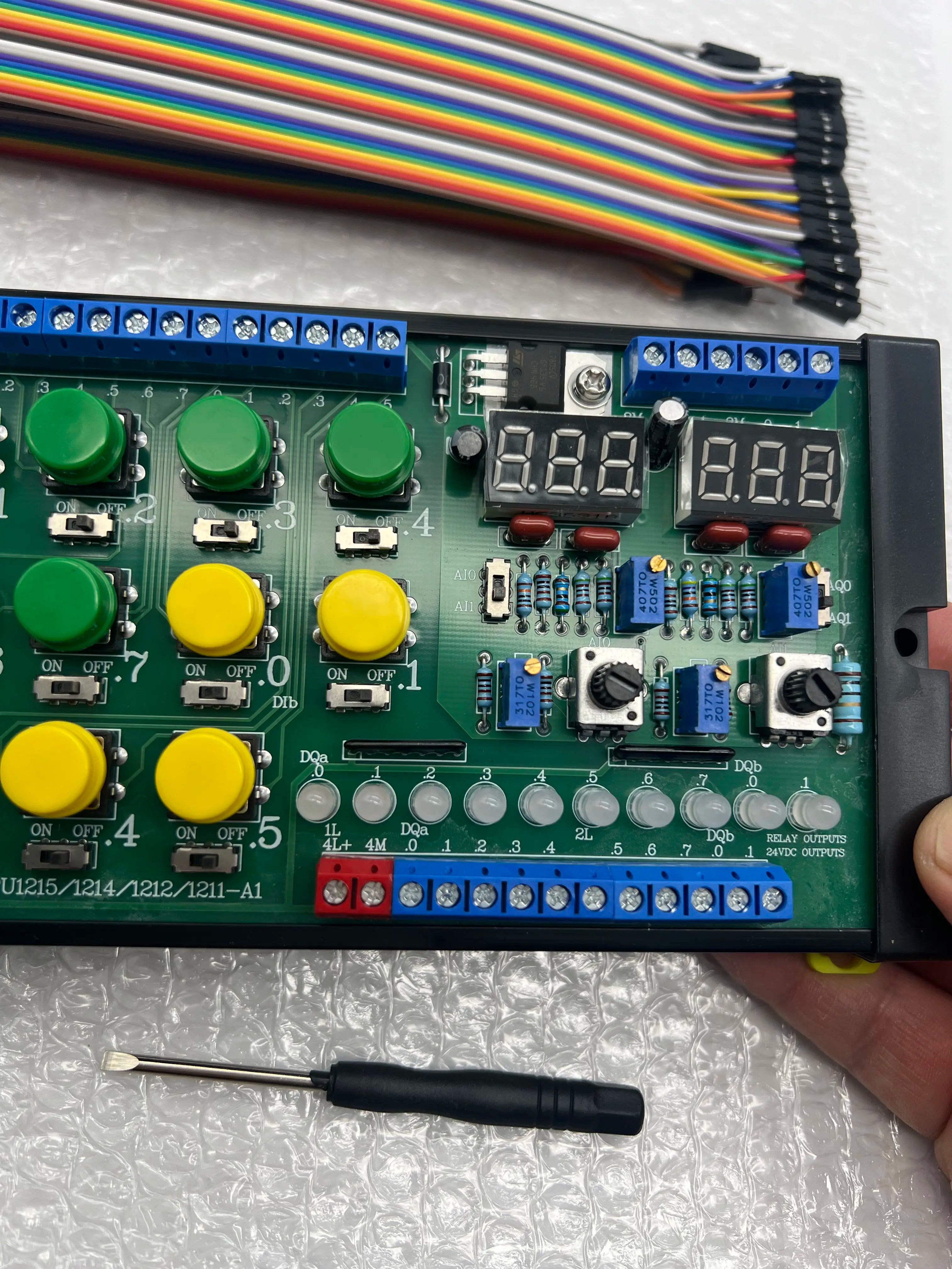 Suitable for S7-1200 PLC/CPU 1211C 1212C 1214C 1215C debugging simulation board