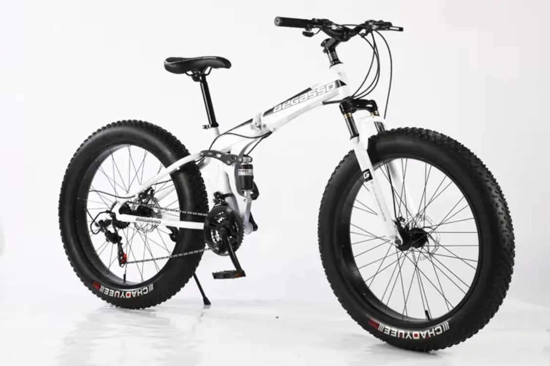 Folding Fat Tire Tyre Mountain Bike Tires 26x4.0 Bicycle Mtb Cycle With Gears for Adult