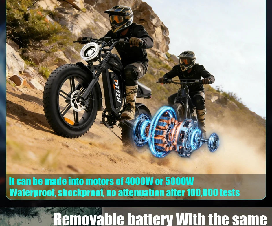 4000W motor F6S off-road electric bicycle is suitable for adults to use The single-person configuration is for mountain biking