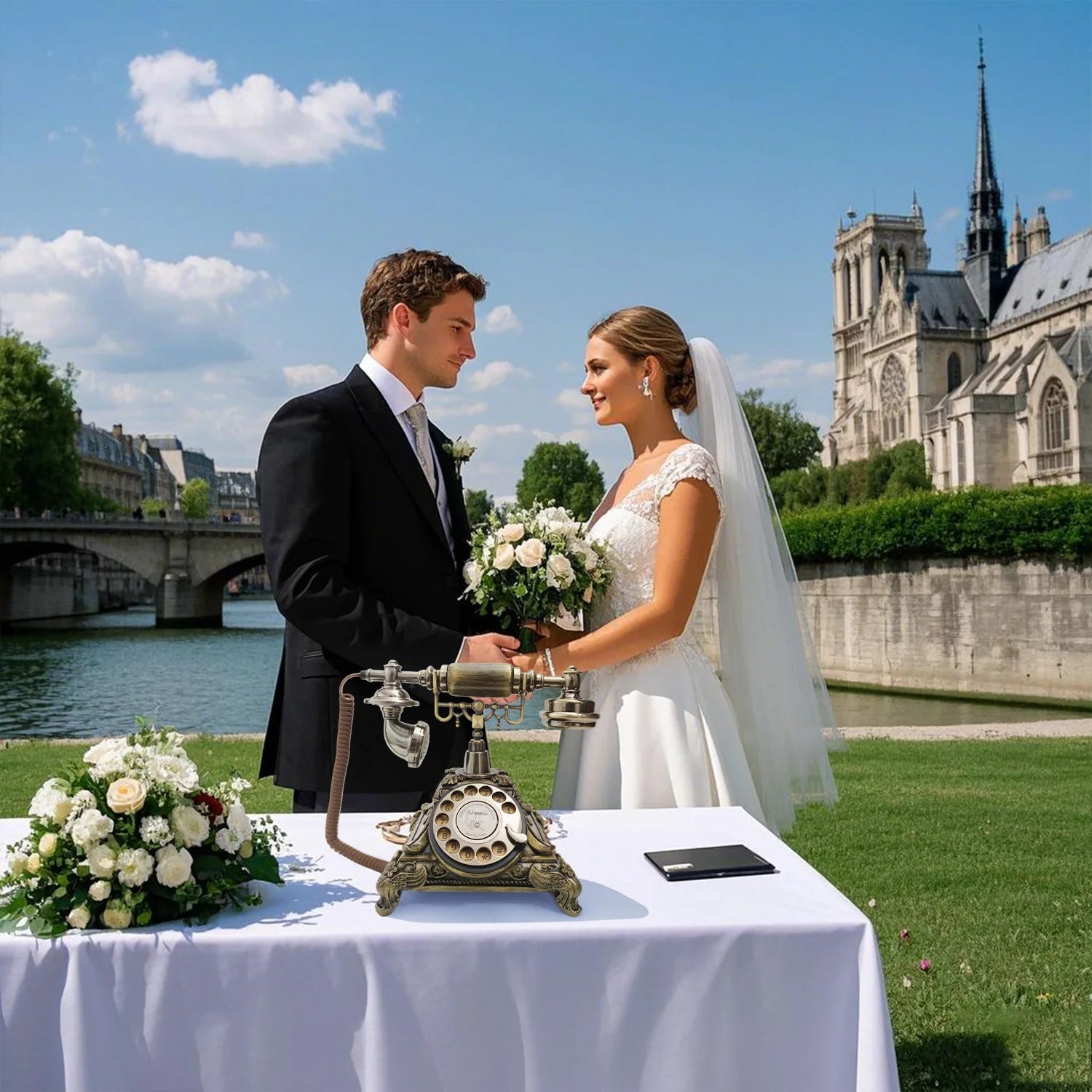 Wedding Audio Antique Guestbook phone Message Voice Wedding Telephone Recording Guestbook Vintage Telephone For Wedding Party