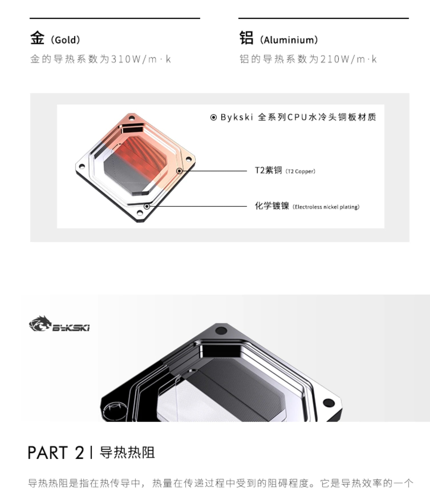 Bykski CPU-SP3-SR, CPU-SP5-SR CPU Water Block Use for AMD SP3 SP5 Server AI Cloud Computing Liquid Cooling All-Metal