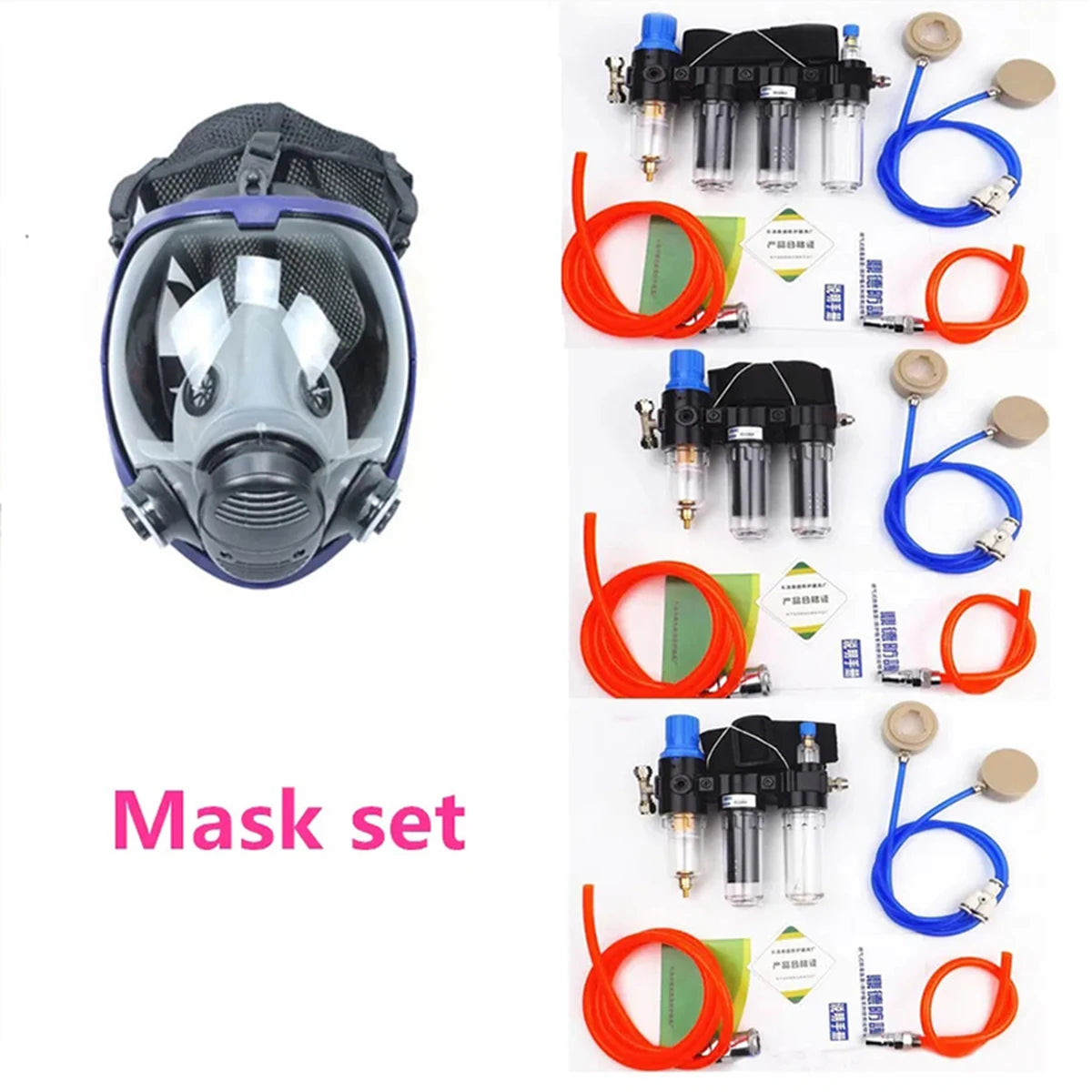 High quality Functional Air-Supply Industrial Respirator System 6800 Air-Supply Full-Face Mask protection work Gas MaskFull mask