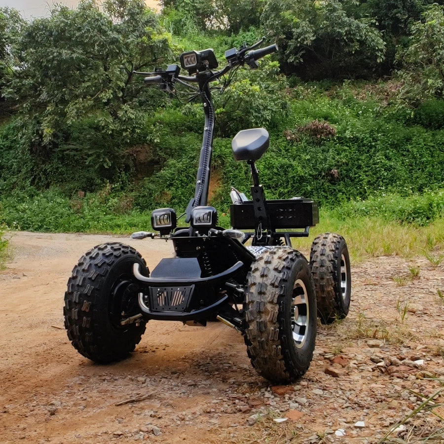 Travel Electric Scooter 60v 60ah 21 inch 10000W 4 Wheel Folding Adult All Terrain Vehicle Quad Wheel Scooter 4x4 All Terrain