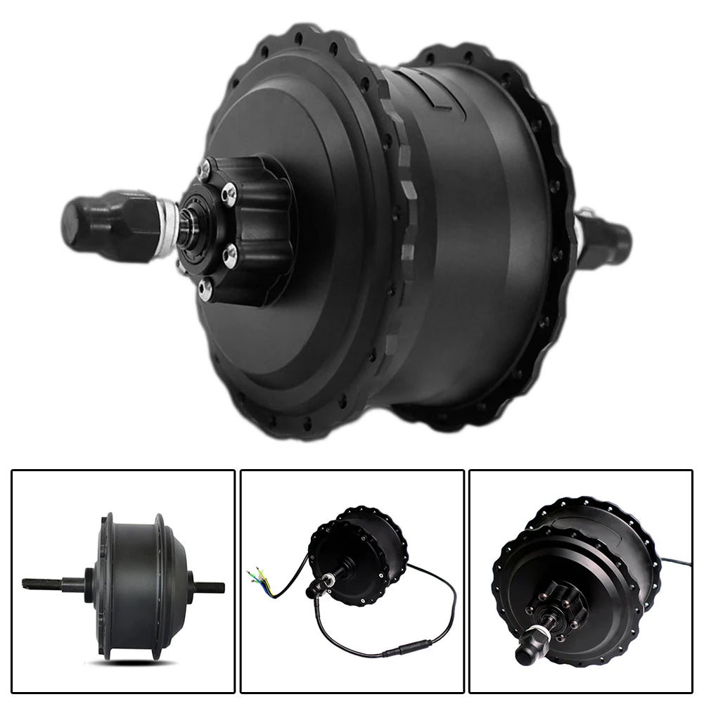 Motor For Electric Bike HUB Motor Fat Bike Hub Motor 48V 750W 9pin Waterproof Metal For Copper 535 R/min Electric Bicycle Engine