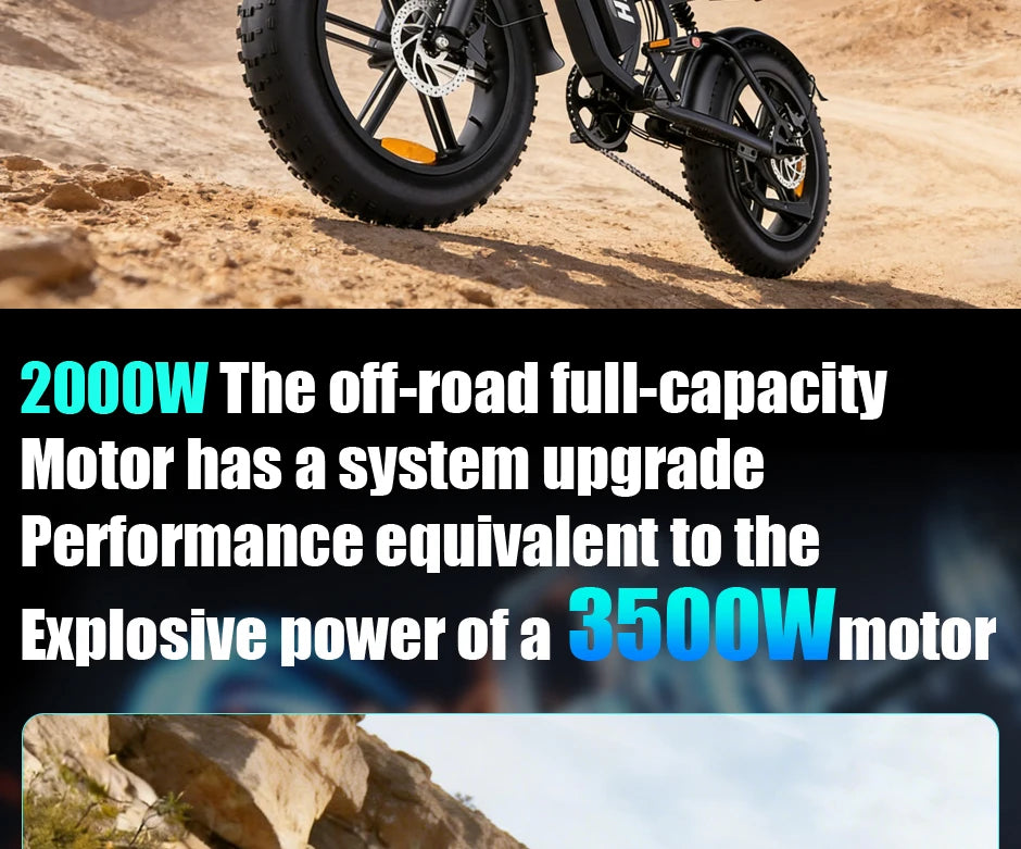 4000W motor F6S off-road electric bicycle is suitable for adults to use The single-person configuration is for mountain biking
