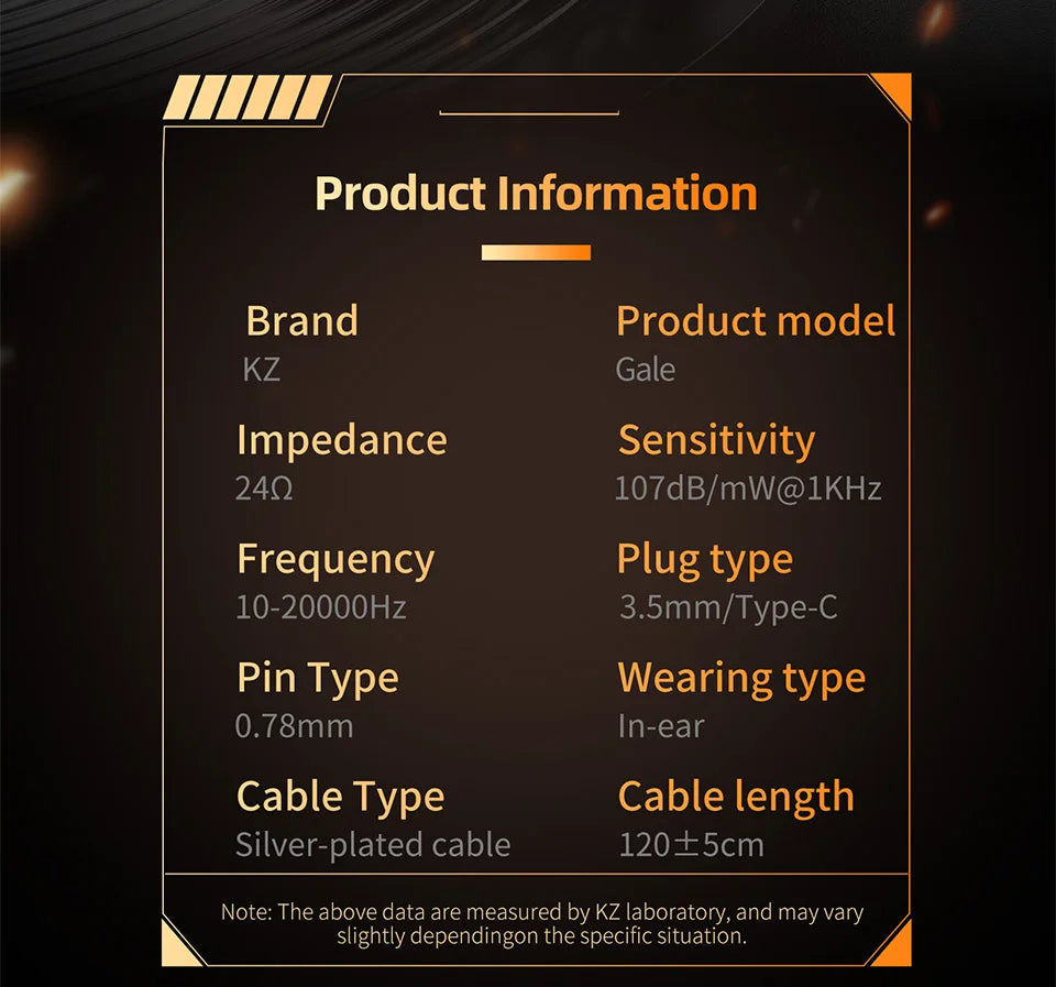 KZ Gale In-Ear Gaming Earphones 7.1 Stereo E-sports Bass Metal Earbuds for Video Game Stage Live Wired Headphones With HD Mic