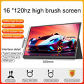 16inch Portable Monitor 120HZ 100%sRGB Display FHD External Second Computer Screen Gaming for PC Laptop Cell Phone Ps4/5 Switch