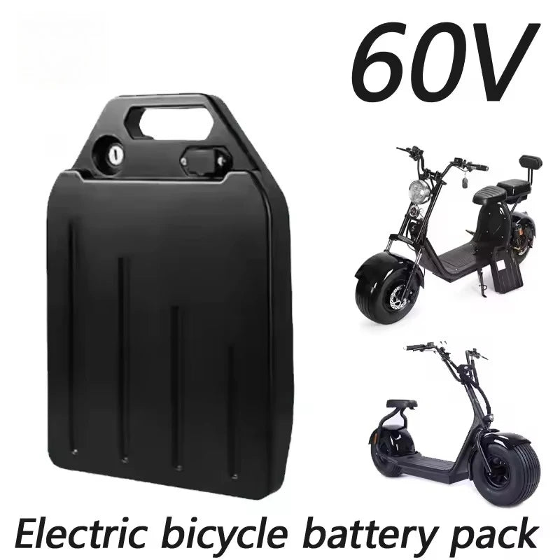 60V 20Ah-40Ah Electric Motorcycle Li-ion Battery Pack 2000W for Harley Two Wheel Foldable Citycoco Electric Scooter,Free Charger