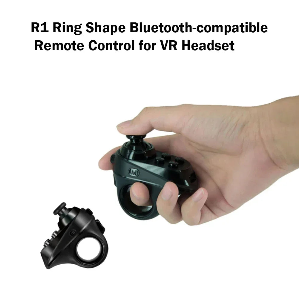 R1 Bluetooth-compatible VR Remote Controller Ring Shape for IOS Android Phone VR Headset for Android and IOS System