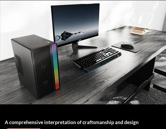 WJCOOLMAN Craftsman Series Home-type Desktop computer with small chassis Supports M-ATX motherboard
