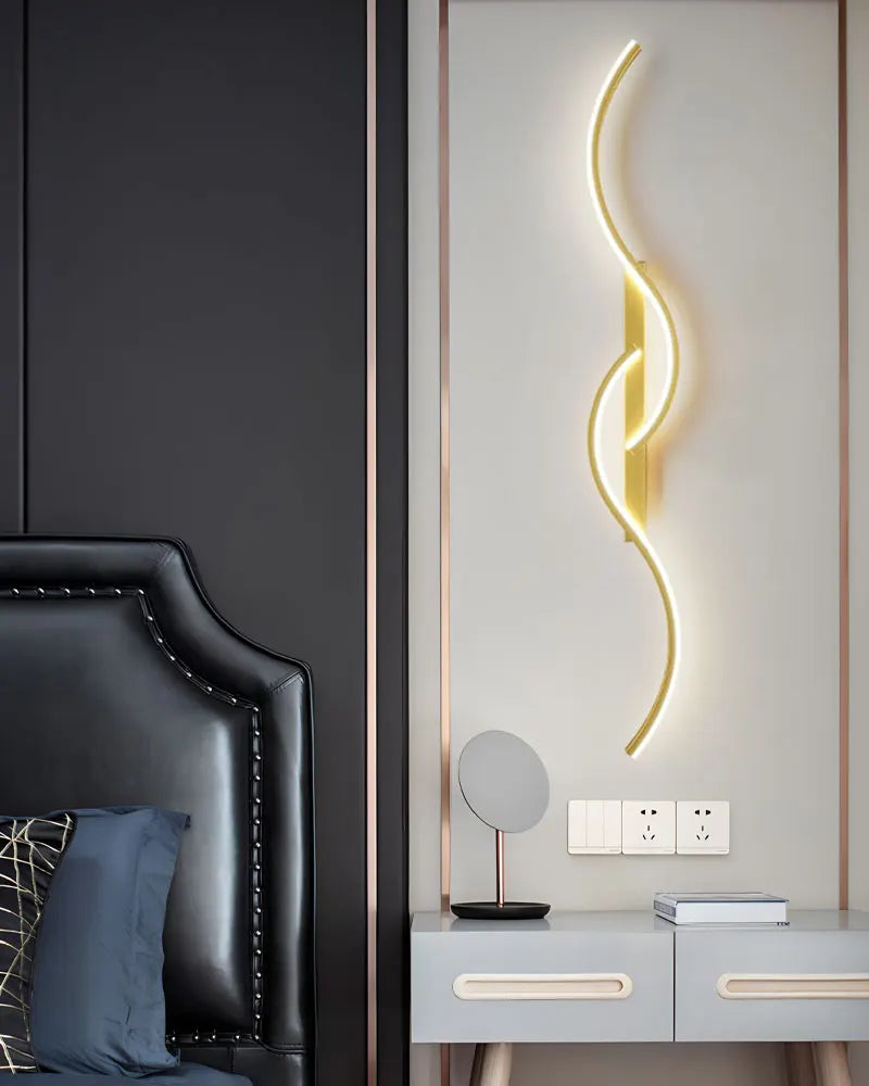 Long Strip LED Wall Lamps for Bedroom Living Room Indoor LED Wall Lights Wall Sconce for Corridor Aisle AC85-265V Interior Lamp