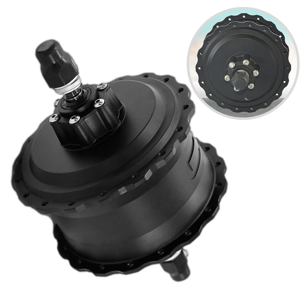 Electric Bike Motor 175/195mm 20/24/26inch 48V 750W 9 Pin Brushless Hub Motor  Fat Bike Wheel Motor Replace Accessories