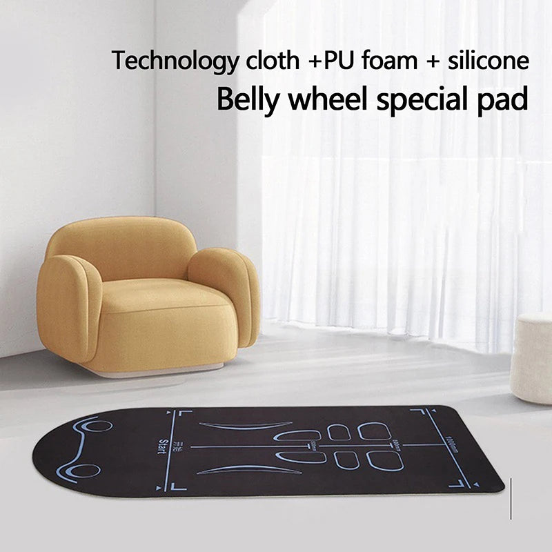 Yoga Mat Non Slip Shock Absorber Thick Kneeling Mat Kneeling Pads Reusable Gym Mat For Women Men Home Pilates Floor Workouts