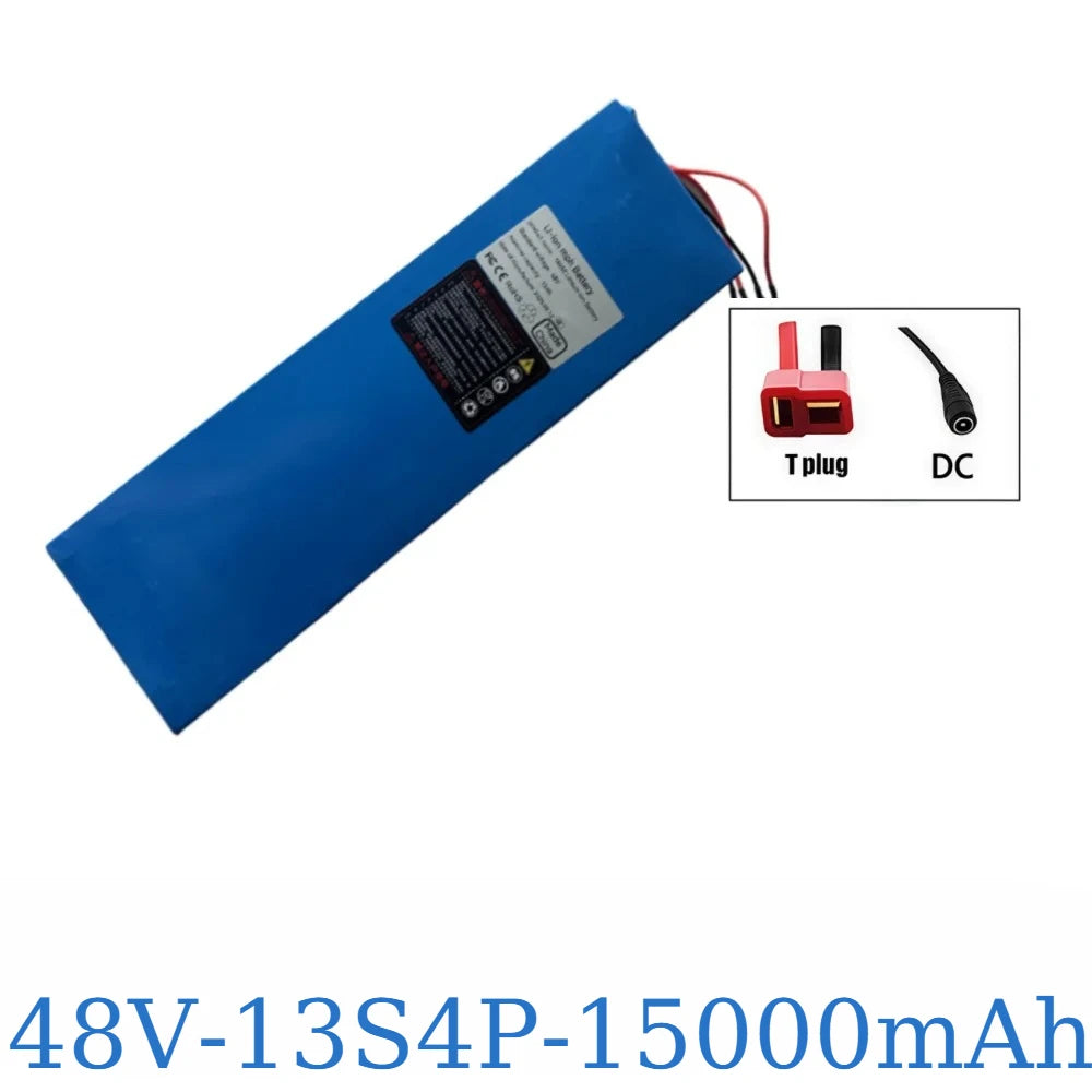 48V 13S4P 15AhElectric scooter battery equipped with BMS protection system,suitable for Kugoo M4/M4Pro/MaxSpeed series batteries