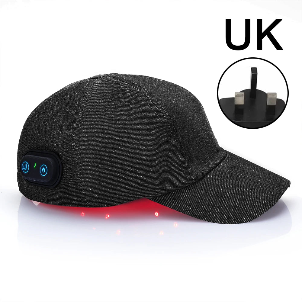 New Infrared LEDs 660nm&850nm Red Light Therapy Hair Growth Cap For Hair Regrowth Anti Hair Loss Relax Scalp Anti-inflammatory