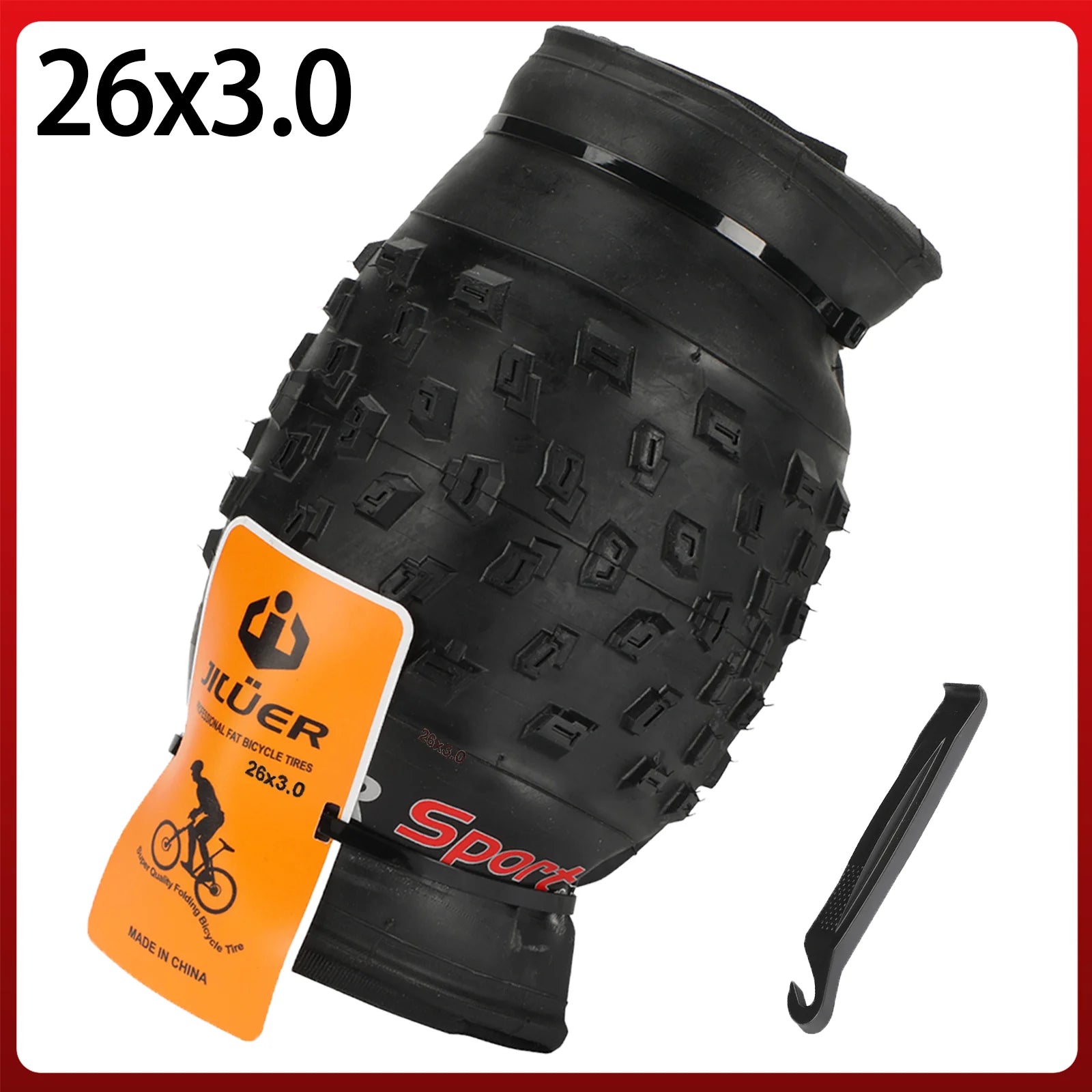 20 x 3.0 / 26x3.0 Inch Fat Bike Tire Rubber Bike Folding Tires Snow Beach Bicycle Replacement Tire,20/26 inch mtb tyre