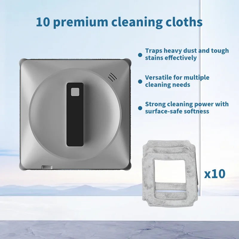 Vacuum cleaning robot, intelligent memory, high-vacuum vacuum cleaner, laser sensor, glass cleaning robot