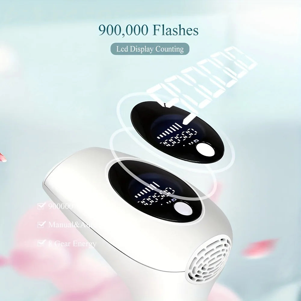 900000 Flashes Laser Epilator Instrume Permanent IPL Hair Removal Home Use Devices Ice Cool Painless Intense Pulsed Light