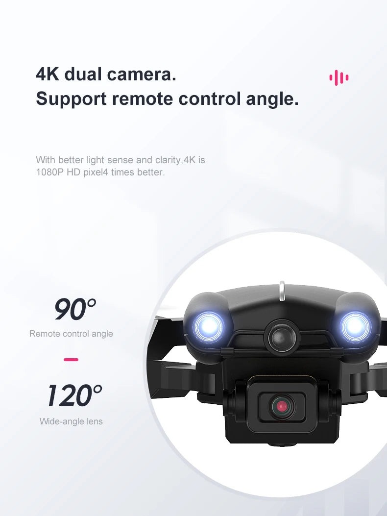 2026 New YP1 Camera Drone with Mobile App Control HD Aerial Photography 360° Adjustable Camera Stable Optical Flow