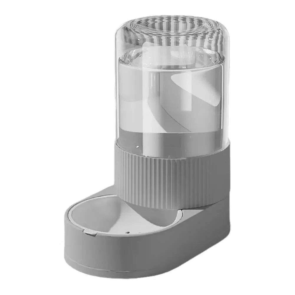 A  Automatic Cat Feeder Automatic Pet Feeder Water Dispenser Set for Cats Dogs 2-in-1 Food Bowl with Stainless Steel Insert