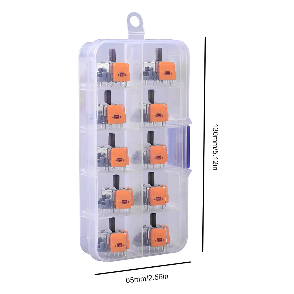 10PCS Hall Electromagnetic Joystick High Precision No Drifting Hall Effect Thumb Sticks Joystick Rocker Module for PS4/PS5/Xbox