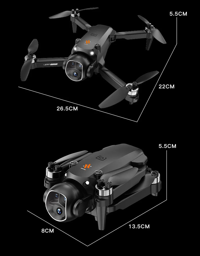 H21 Drone 8K HD Dual Camera Brushless Motor WIFI GPS Professional HD Aerial Photography Remote Control Aircraft Quadcopters Toys