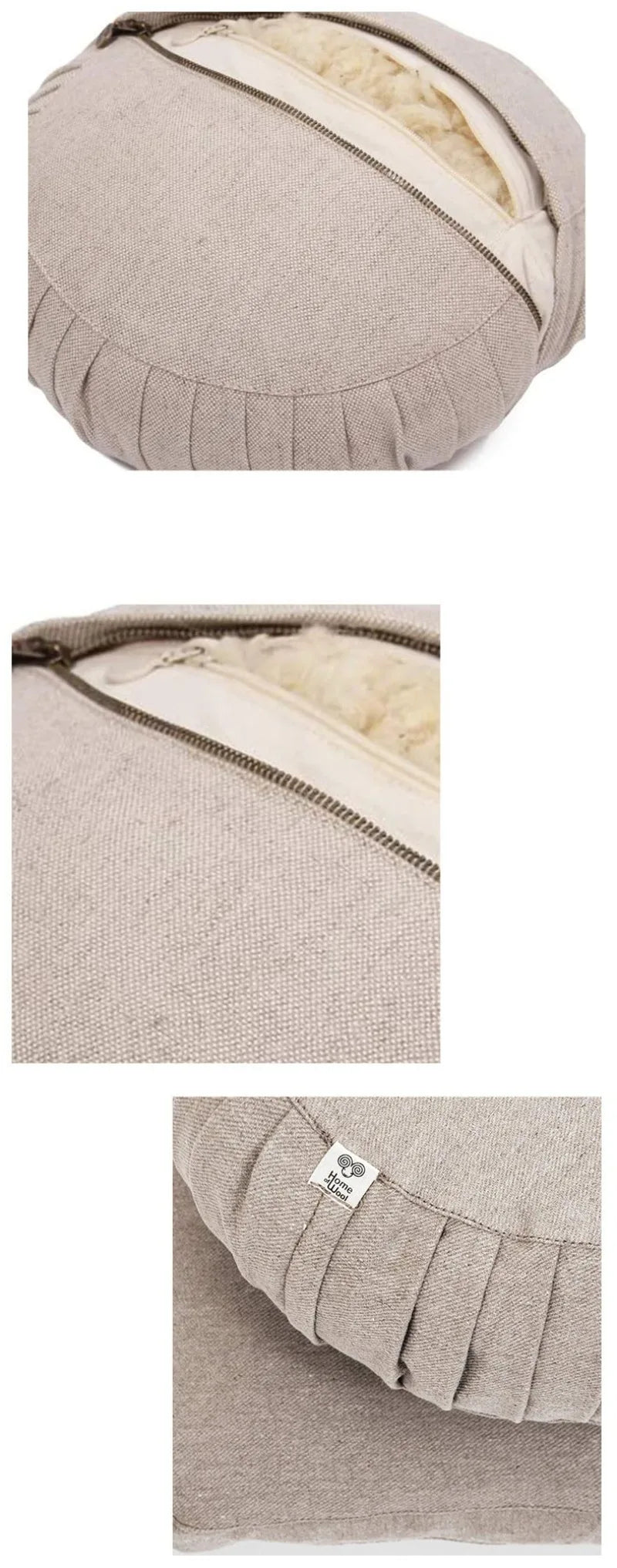 Cotton Cloth Roundness Yoga Mat Household Meditation Exercise Cushion Comfortable Cotton Filling Yoga Cushion Household Supplies