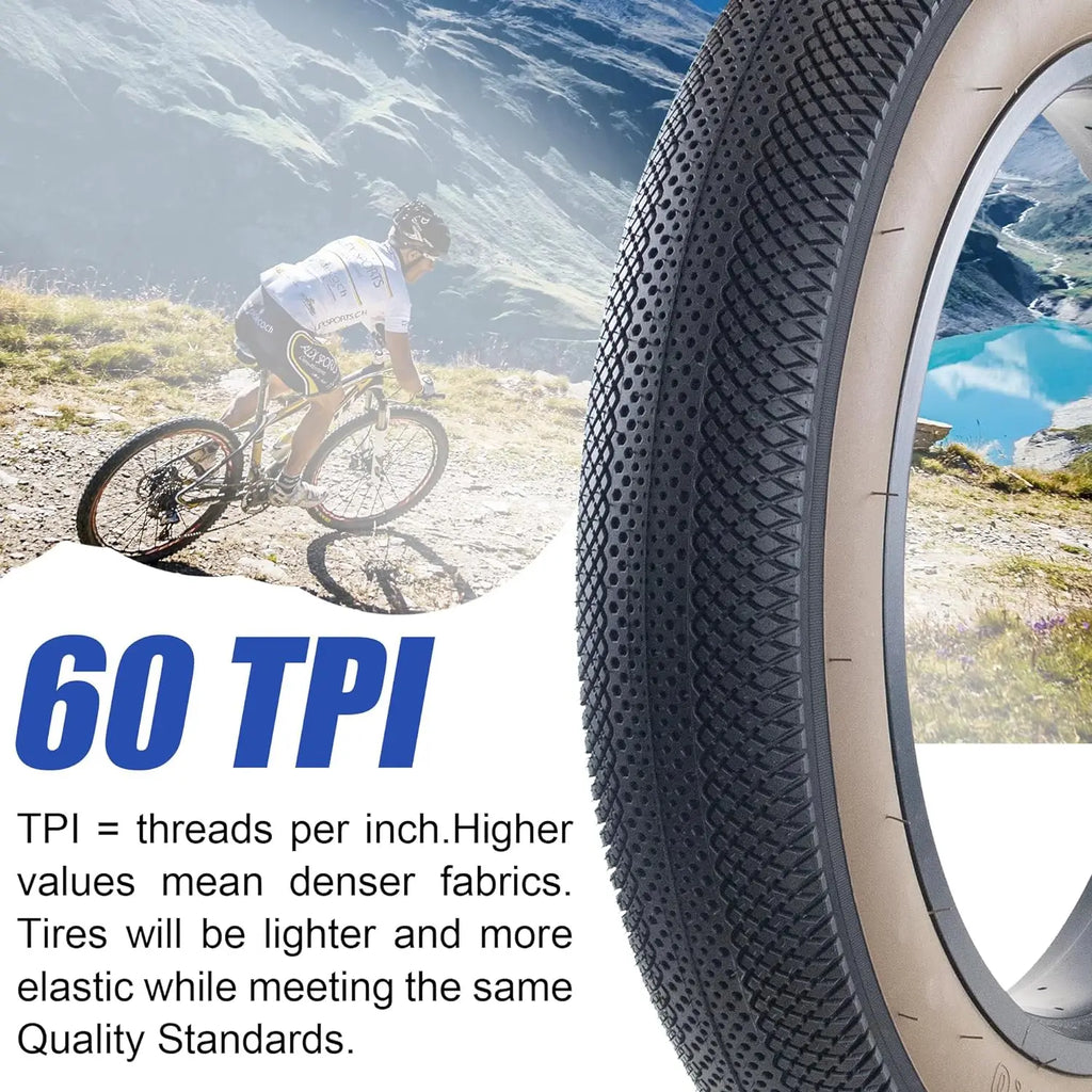 ZUKKA Fat Bike Tire 20/26x4.0 for Ebike Mountain Bike Heavy Duty High-Performance Wear-Resistant E-Bike Mountain Snow Bike Tire
