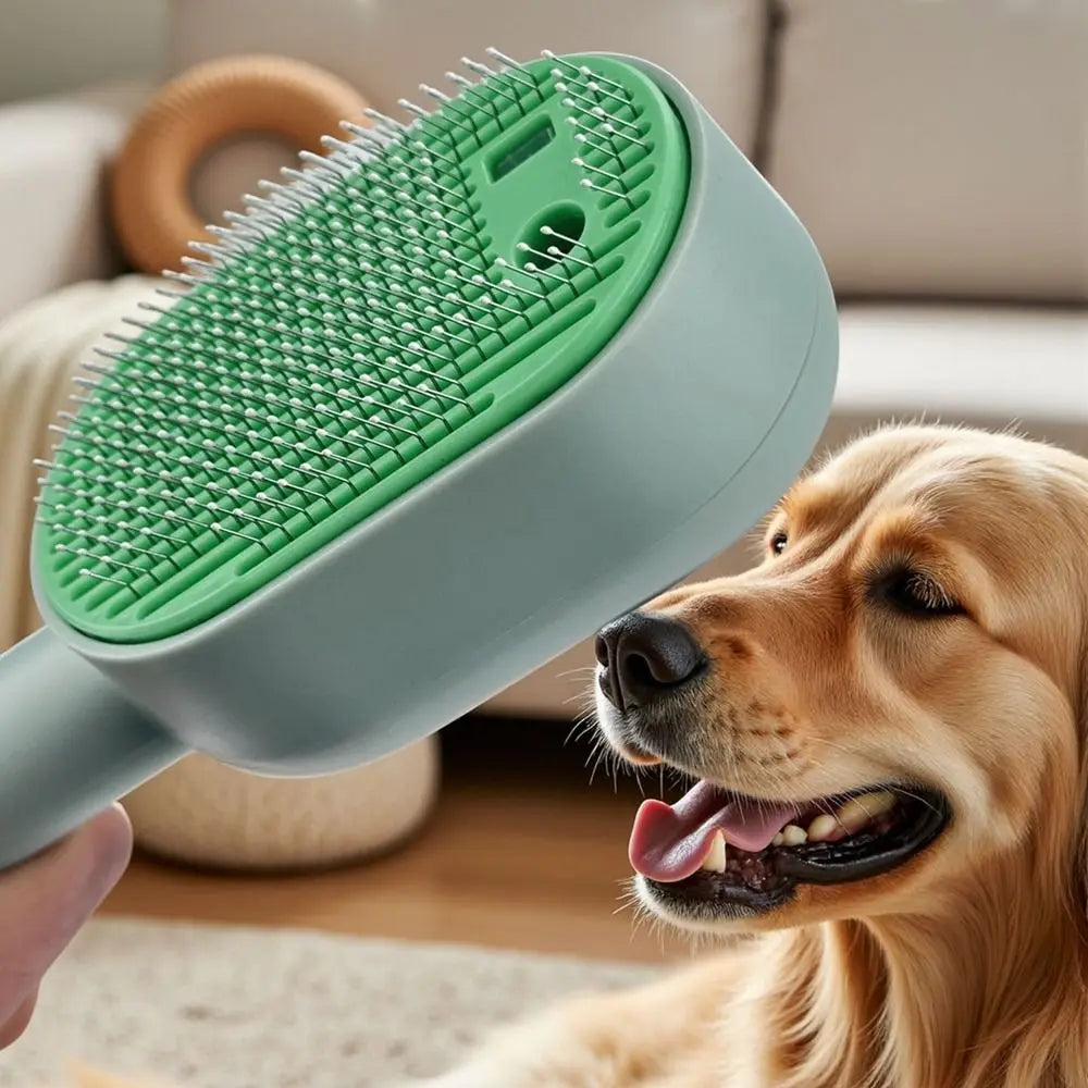Pet Grooming Tool USB Charging Pet Spray Hair Comb Portable Professional Pet Steam Brush Efficiently Cat Spray Brush Bathing