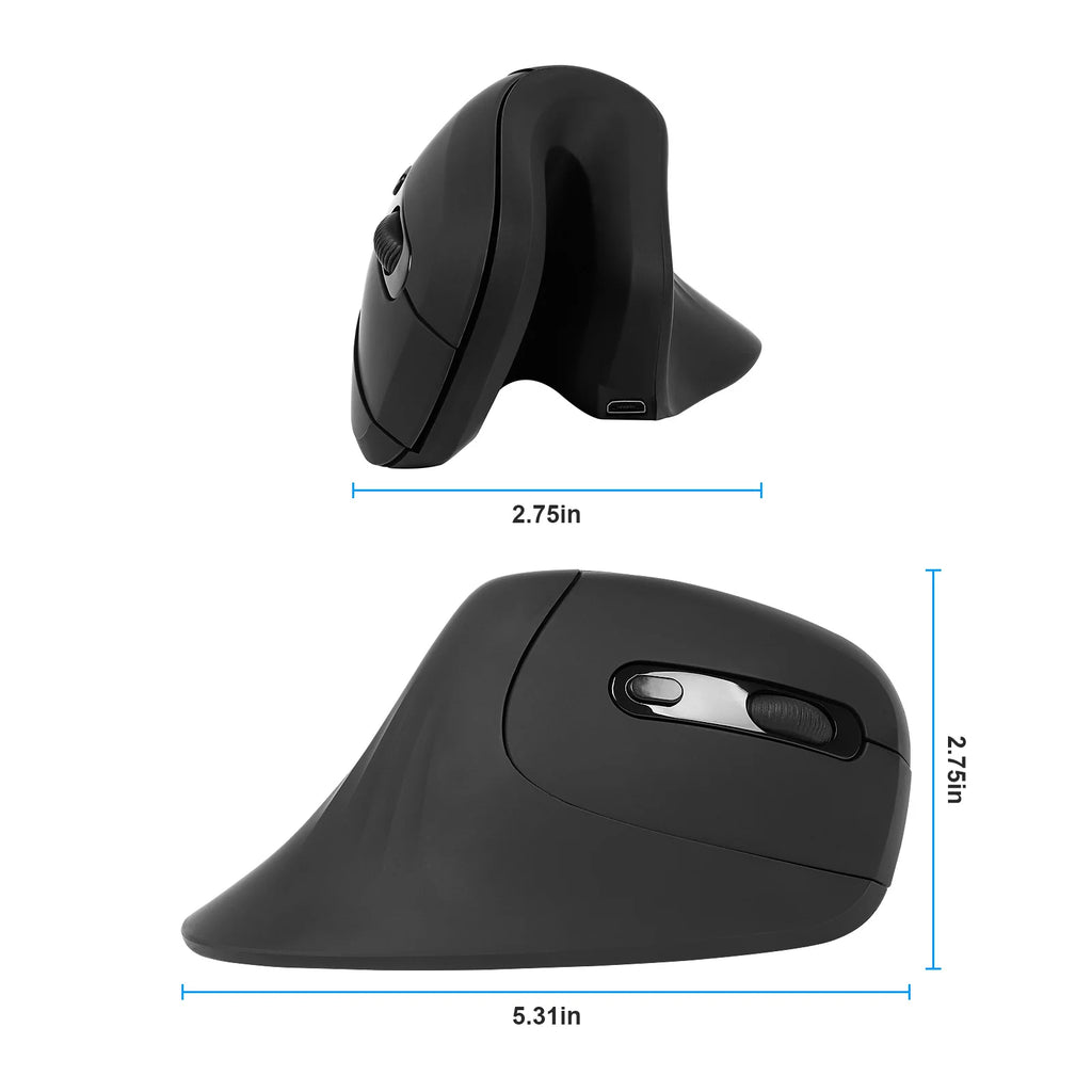 Wireless Vertical Mouse Wired USB Computer Gaming Mice Optical 2.4G Silent Gamer Ergonomic Mause For Laptop PC Windows Tablet