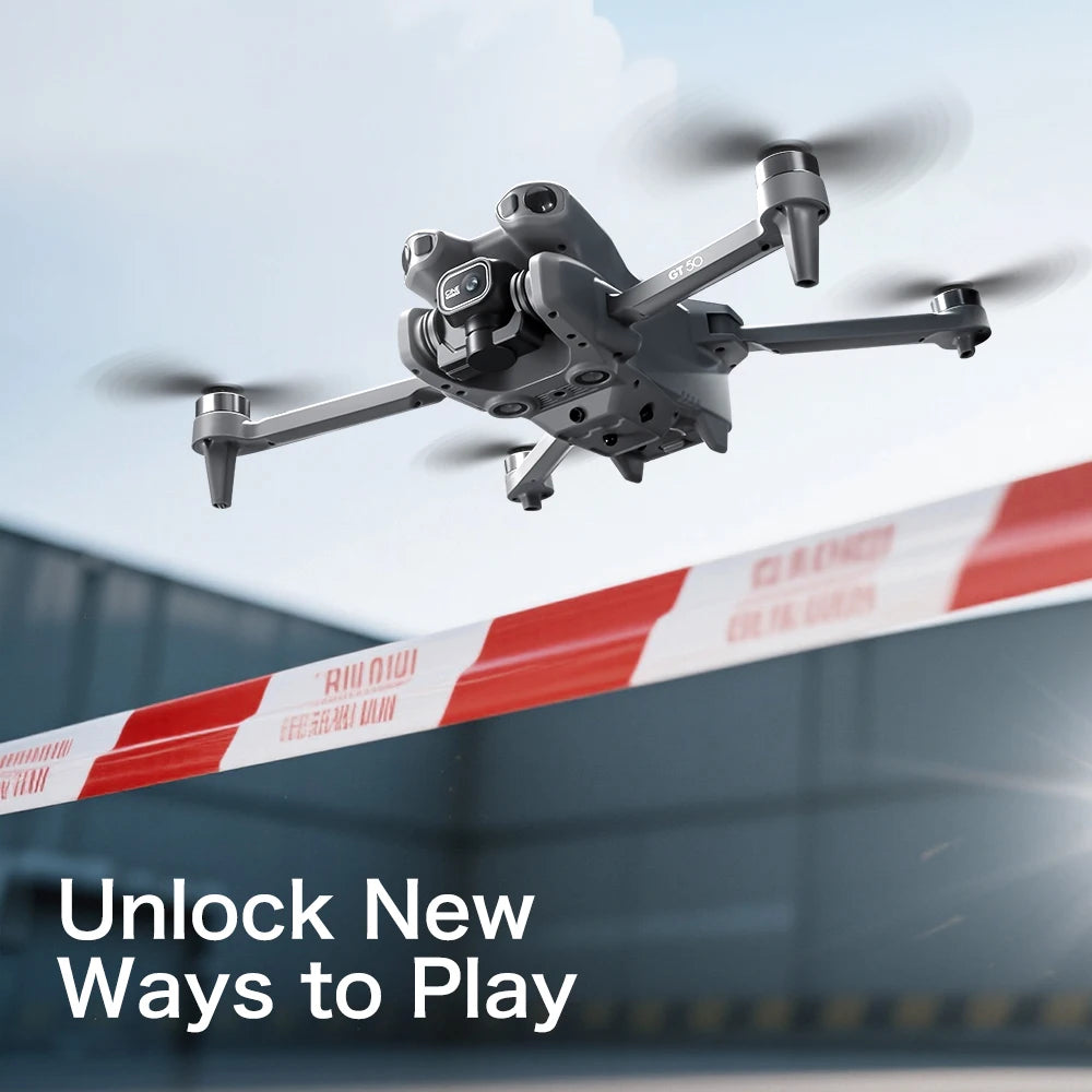 New Drone With 4K Dual Cameras 4.3-inch Screen Brushless Drone WiFi Professional Aerial Photography Mini Drones RC Quadcopter