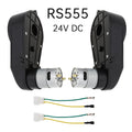 2pcs RS555 Kids Ride On Toys Car Motor Gearbox 24V 18000-40000RPM Car Wheels Gearbox High Speed DC Motor for Remote Control Car