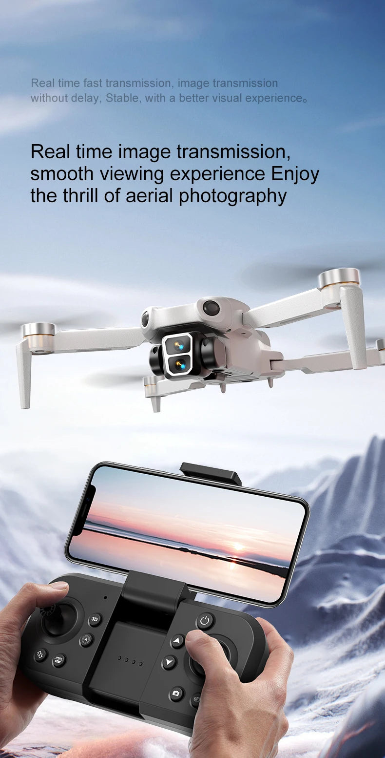 2025 New A888 PRO Drone Profesional 4K HD Cameras brushless motor Aerial Photography Optical flow Foldable Quadcopter Toys