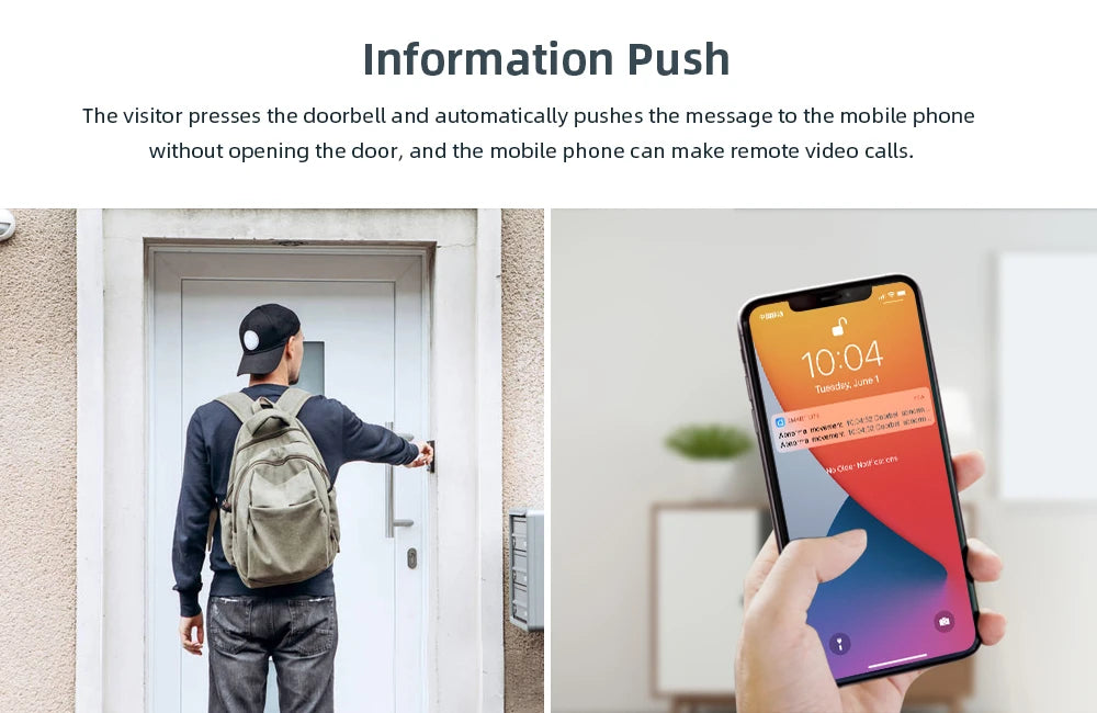Tuya Video Doorbell WiFi Wireless Door Bell DC AC Battery Powered 1080P 2MP Waterproof with Alexa Door bell Camerar Smart Home