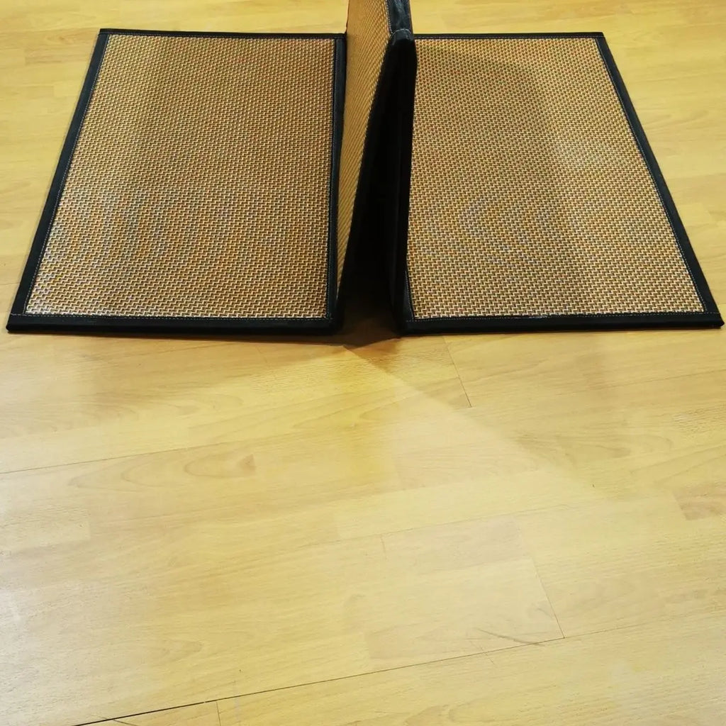 Foldable Tatami Mat for Yoga Meditation Bedding Eco-Friendly Coconut Fiber Core Portable Floor Cushion Multi-Use Floor Mattress