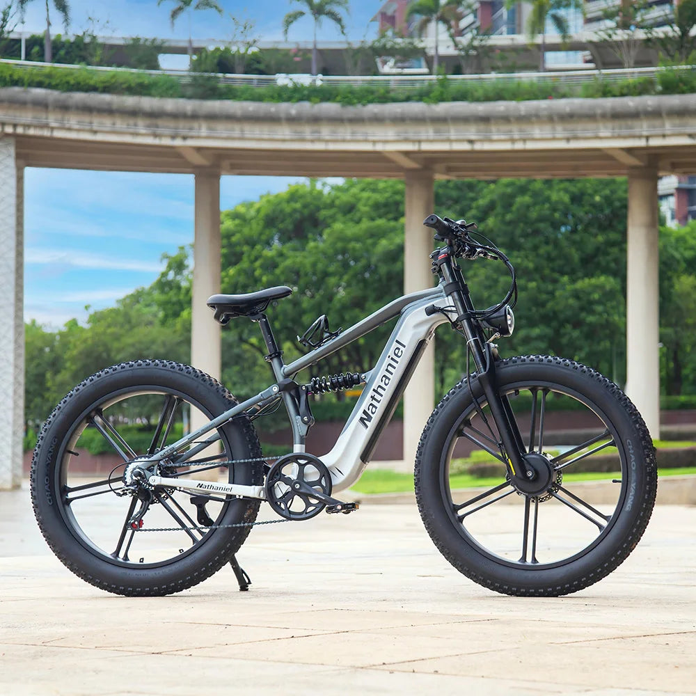 Nathaniel 2000W E-Bike SYR09 Dual Drive 26x4.0 Fat Tire 48V20AH Battery E-Mountain Bike Outdoor Sports All-Terrain Electric Bike