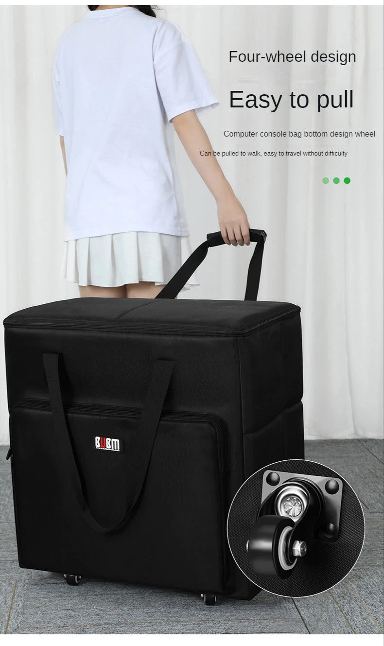 Desktop Gaming Computer PC Carrying Case Travel Storage Carrying BagComputer Main Processor Case and Monitor