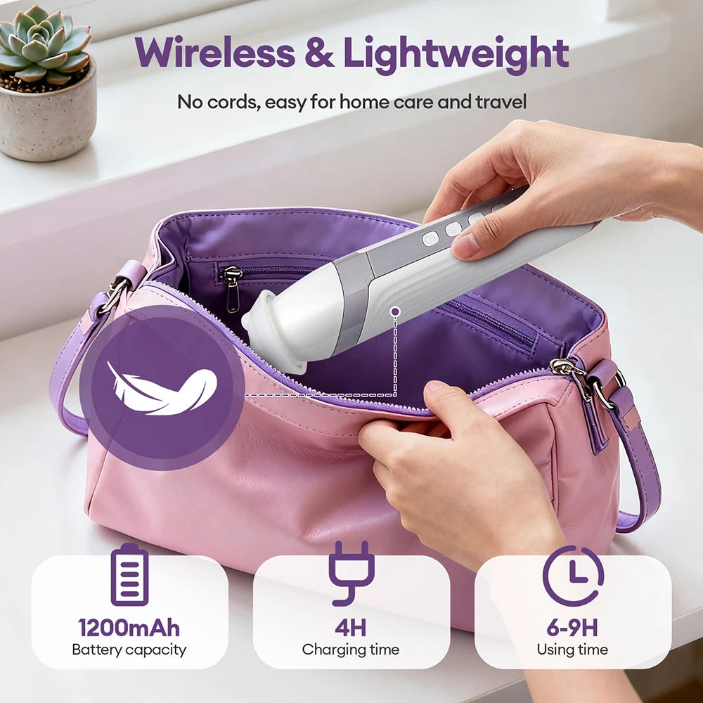 New CO2 Oxygen Bubble Pen 5 Gear Vibration Oxygen Bubble Beauty Tool Deep Cleansing Pores Exfoliate LED Photon Skin Care Machine