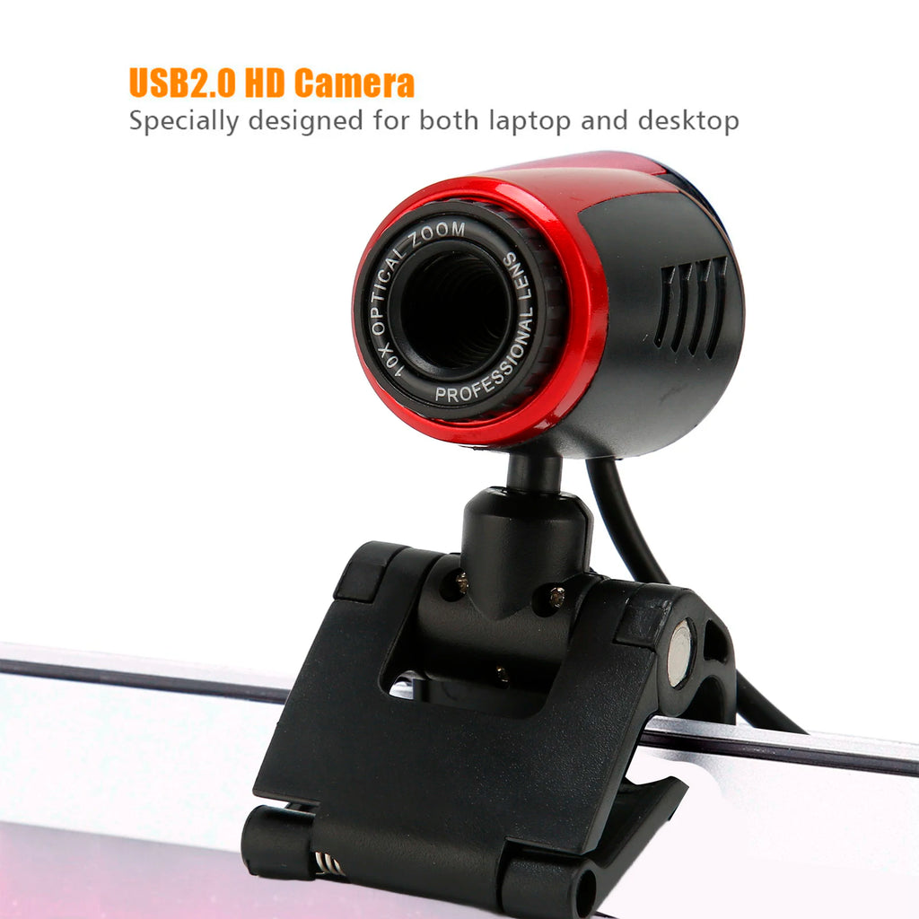 Desktop Camera USB2.0 with MIC HD Webcam Web Camera Cam 360 Degree for Computer PC Laptop for Skype / MSN Web Camera USB Camera