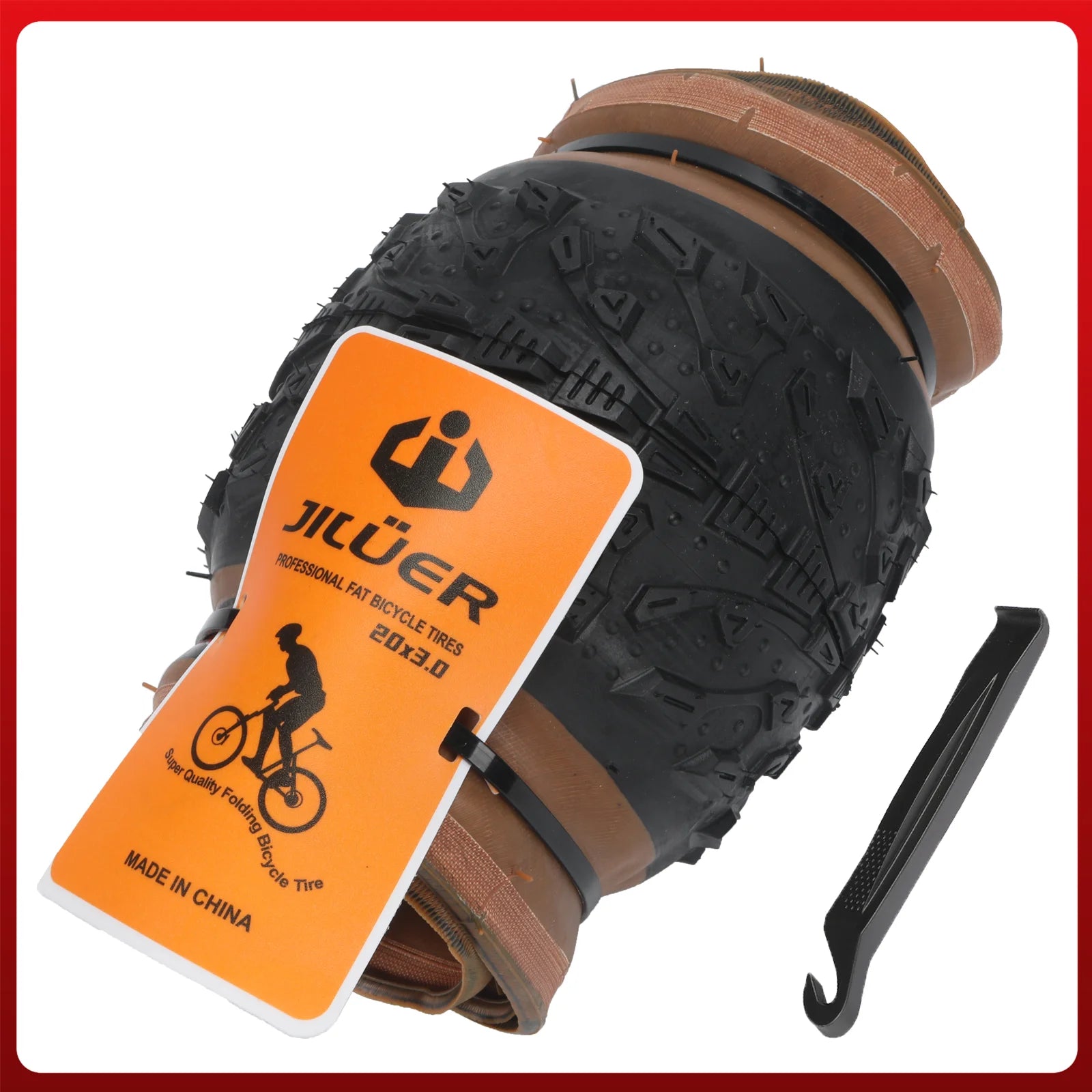 20 x 3.0 / 26x3.0 Inch Fat Bike Tire Rubber Bike Folding Tires Snow Beach Bicycle Replacement Tire,20/26 inch mtb tyre