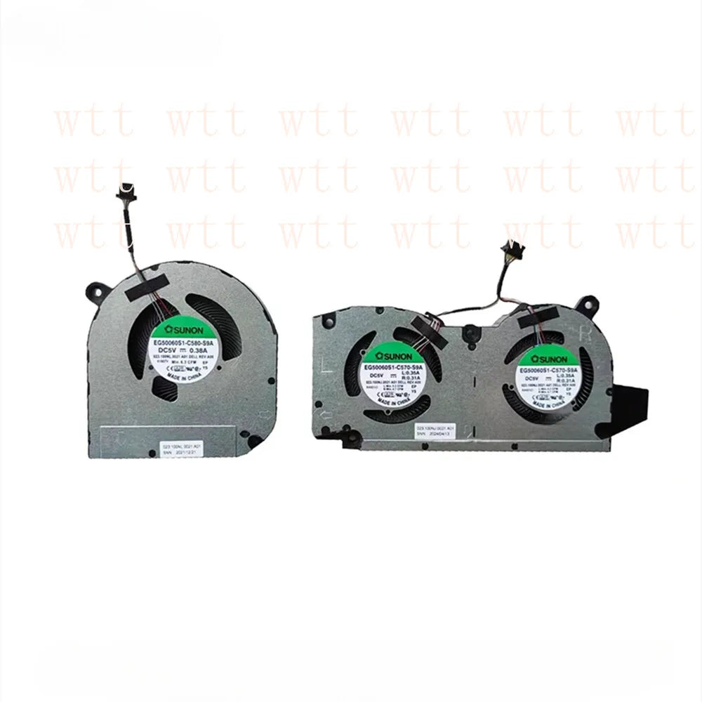 For Dell Inspiron 16 7610 16 Plus Series CPU GPU Cooling Fan CN-0H1YC7 CN-05CXK8