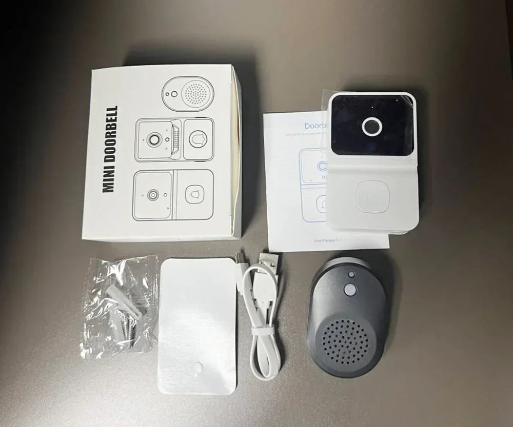 Z30 Smart Visual Doorbell Two-way Intercom Infrared Night Vision Remote Monitoring Security System Wifi Video Door Bell