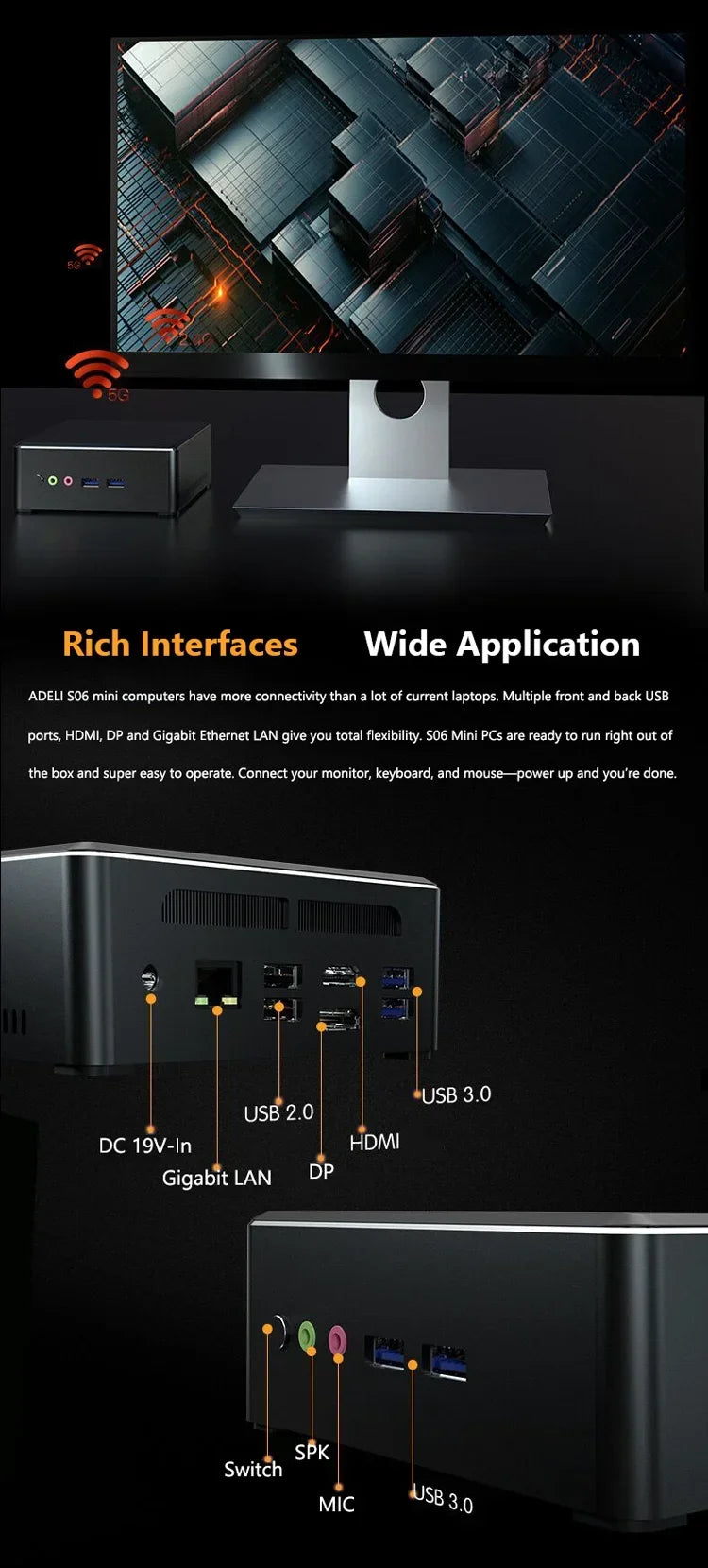 FOR AMD Mini PC Gamer R5 3500U 3550H Radeon Vega 8 Graphics Mini ITX Gaming PC Main Board System Unit Win10 Linux UHD 4K NUC Box