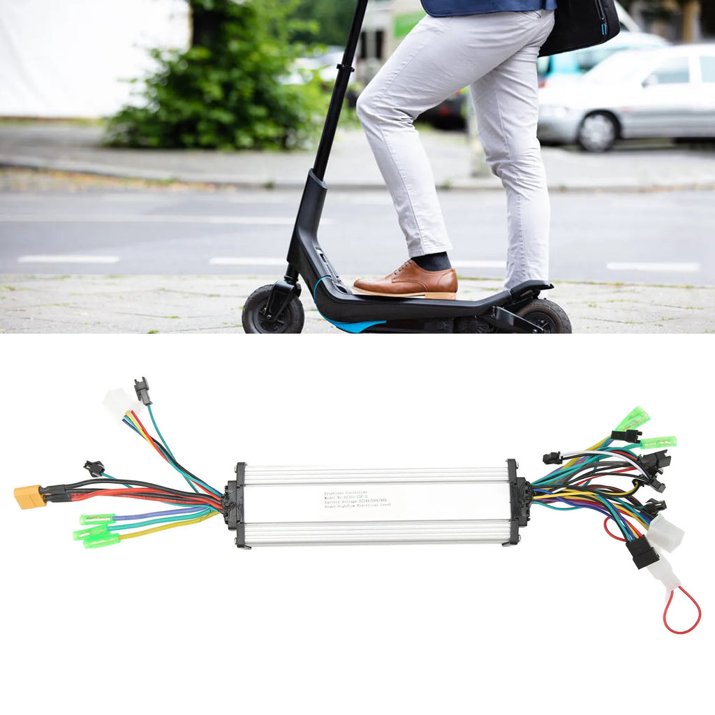 24V/36V/48V 350W Electric Scooter Motor Dual Drive Controller with Waterproof Display Panel Speed Dual Drive Controller Kit