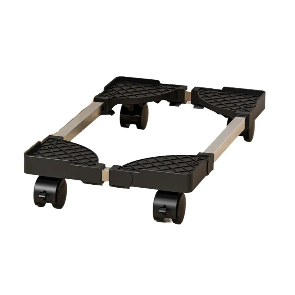 Desktop Stand Adjustable Mobile CPU Stand Scalable Stable CPU Stand with Universal Wheels Computer Mainframe Rack Office