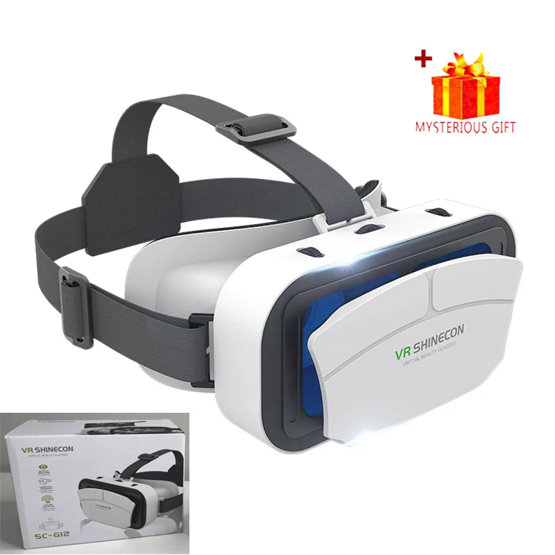 Virtual Reality VR Glasses Headset Viar Devices 3D Helmet Lenses Smart Goggles For Phone Smartphones Cell Viewer Mobile Game Set
