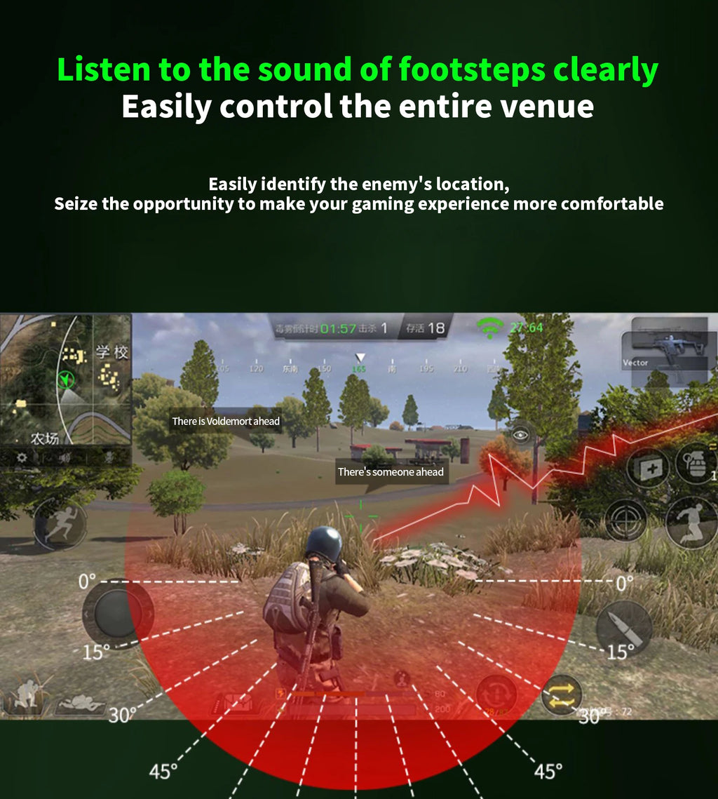 Headset Gamer Headphones Wired Earphone Gaming Earbuds With Mic For Pubg PS5 CSGO Casque Phone Tablet Laptop Universal Game