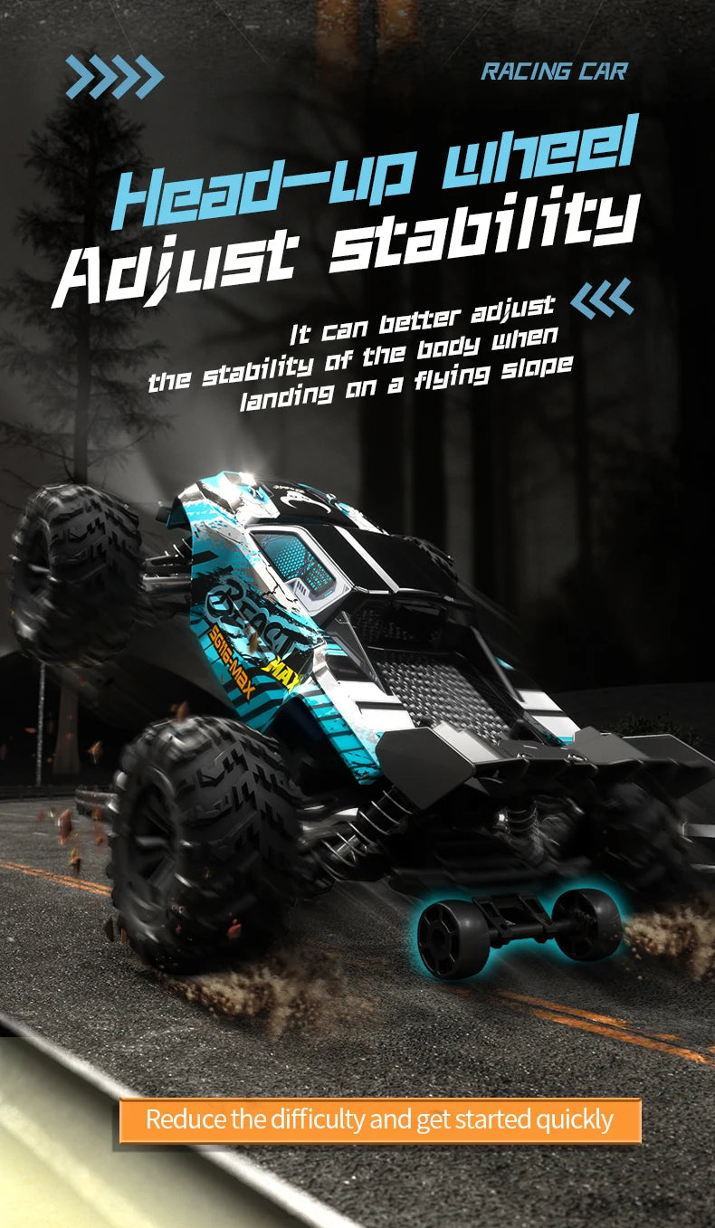 New PRO/MAX 1∶16 RC Car 80KM/H 4WD Brushless Off-Road Racing Toys High Speed Remote Control Vehicle For Kids Adults Outdoor Gift